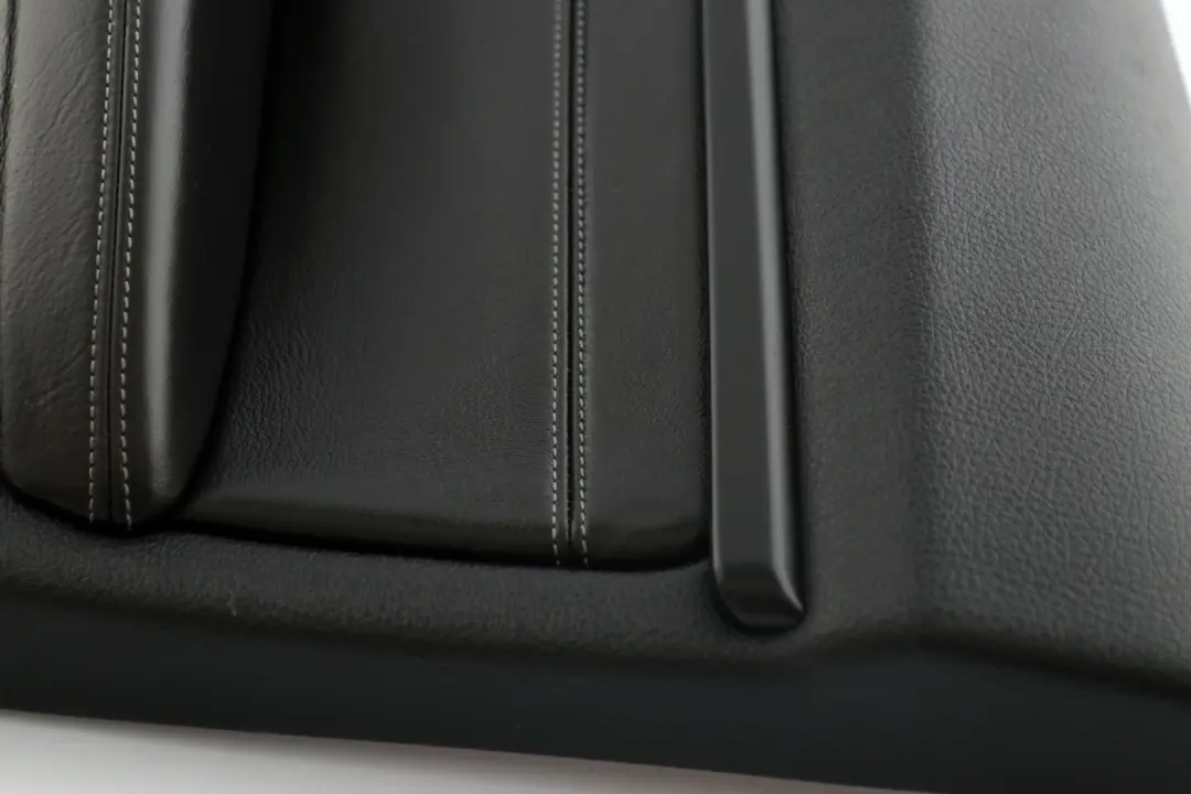 BMW 3 Series F80 M3 Front Right O/S Black Leather Door Card Trim Panel - SKU 8057370 - Part number 8057370