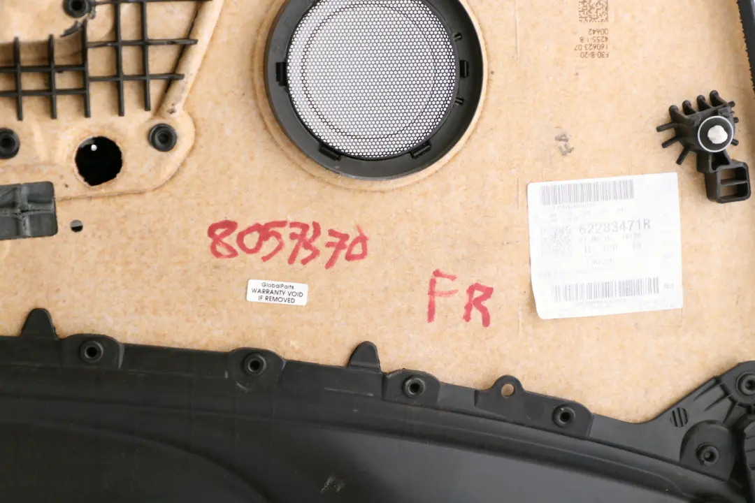 BMW 3 er F80 M3 Türverkleidung Leder Vorn Rechts Schwarz - SKU 8057370 - Teilenummer 8057370