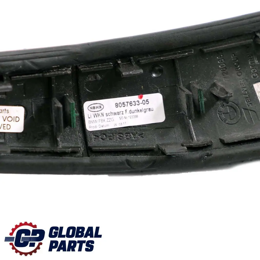 BMW F80 M3 F82 M4 Blende Zuziehgriff Leder Links Schwarz - SKU 8057633 - Teilenummer 8057633