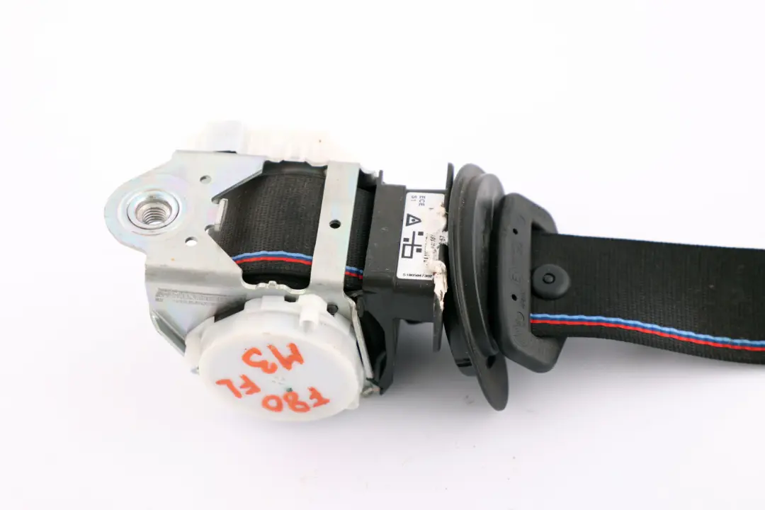 Safety Seat Upper Belt Front Left N/S Black to BMW 3 4 Series F80 M3 F36 LCI with Part number 8058473 BMW 3 4 Series F80 M3 F36 LCI Safety Seat Upper Belt Front Left N/S Black - SKU 8058473 - Part number 8058473