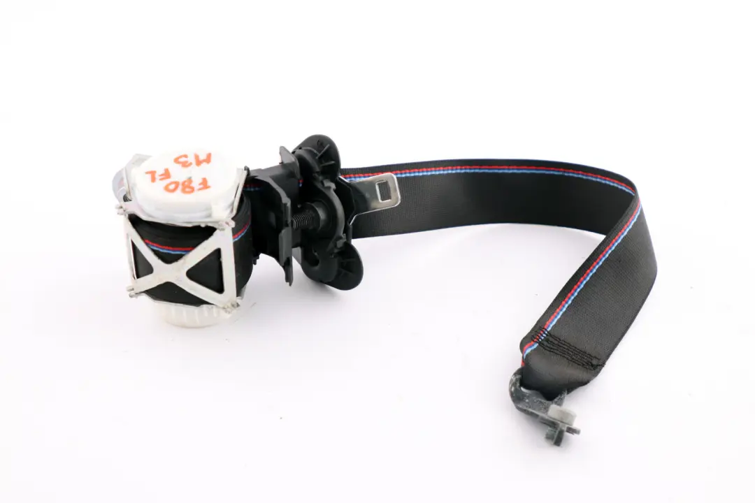 BMW 3 4 Series F80 M3 F36 LCI Safety Seat Upper Belt Front Left N/S Black - SKU 8058473 - Part number 8058473