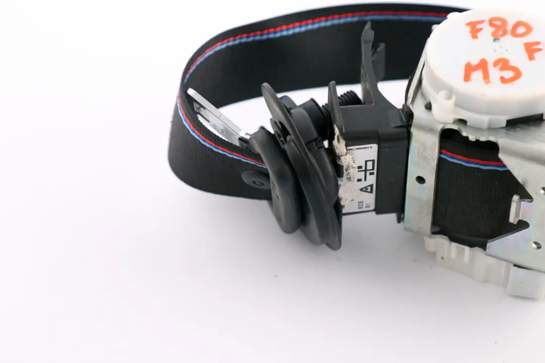 Safety Seat Upper Belt Front Left N/S Black to BMW 3 4 Series F80 M3 F36 LCI with Part number 8058473 BMW 3 4 Series F80 M3 F36 LCI Safety Seat Upper Belt Front Left N/S Black - SKU 8058473 - Part number 8058473