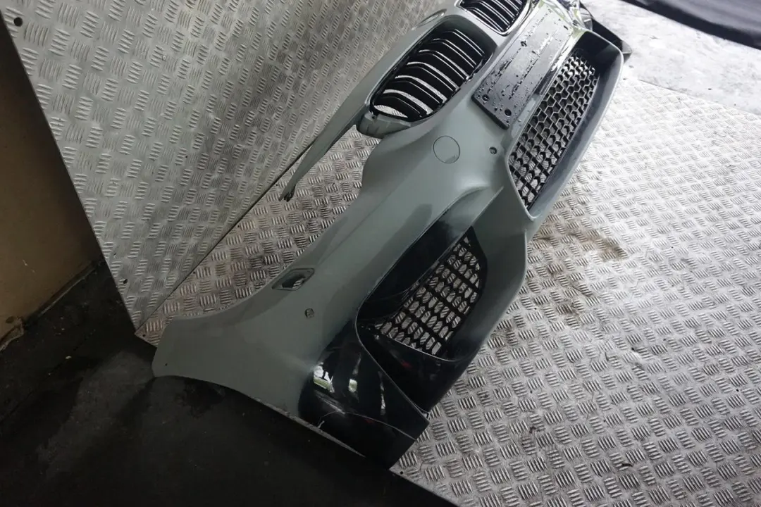 BMW 3 4 Series F80 M3 F82 M4 Front Bumper Complete Trim Panel Black Sapphire - SKU 8058782-BS - Part number 8058782