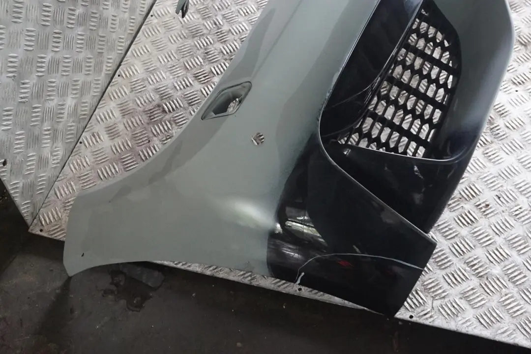 Front Bumper Complete Trim Panel Black Sapphire to BMW 3 4 Series F80 M3 F82 M4 with Part number 8058782 BMW 3 4 Series F80 M3 F82 M4 Front Bumper Complete Trim Panel Black Sapphire - SKU 8058782-BS - Part number 8058782