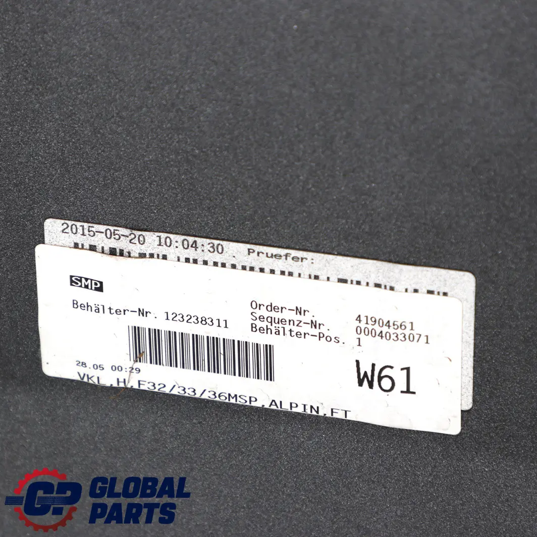 BMW F32 F33 M Sport Rear Bumper Trim Panel PDC Alpinweiss Alpine White - 300 - SKU 8060889-AW - Part number 8060889