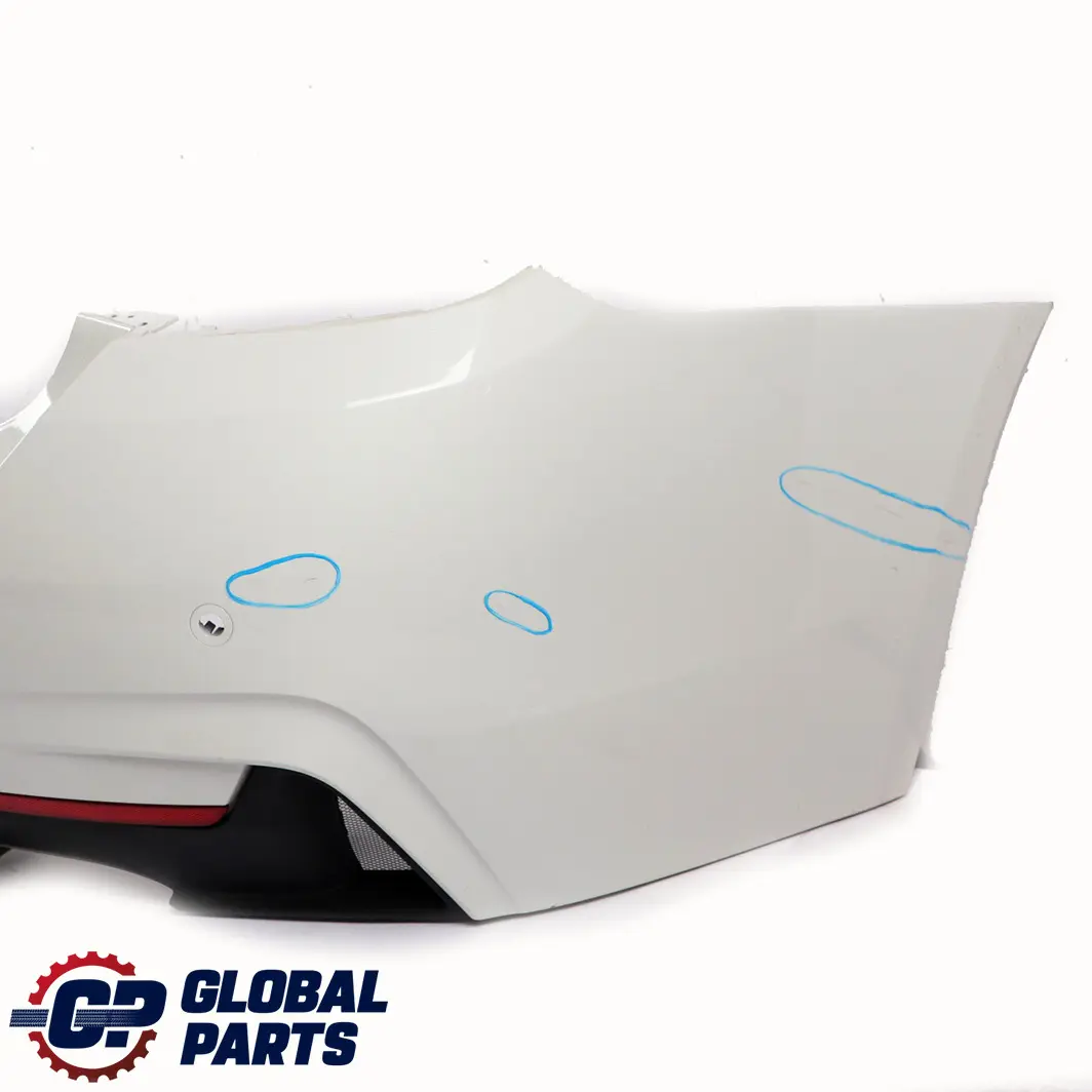 BMW F32 F33 M Sport Zderzak Panel Tylny PDC Alpinweiss Alpine White - 300 - SKU 8060889-AW - Numer Części 8060889