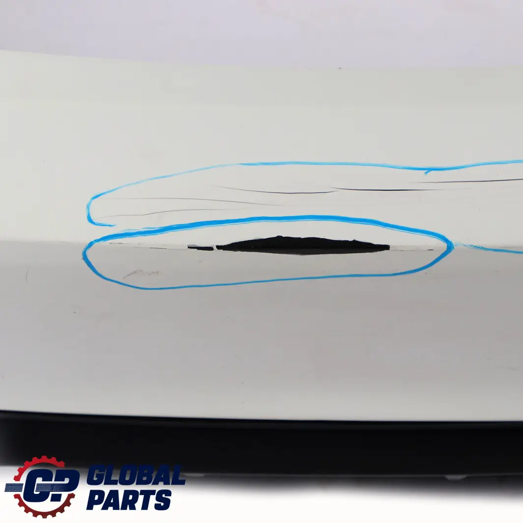 BMW F32 F33 M Sport Rear Bumper Trim Panel PDC Alpinweiss Alpine White - 300 - SKU 8060889-AW - Part number 8060889
