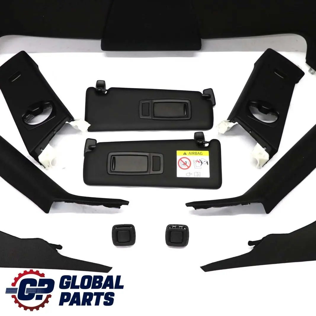 BMW F32 F82 M4 Coupe M Sport Headlining Roof Lining Black + Pillars Handles POLSKA - SKU 8064052 - Part number 8064052