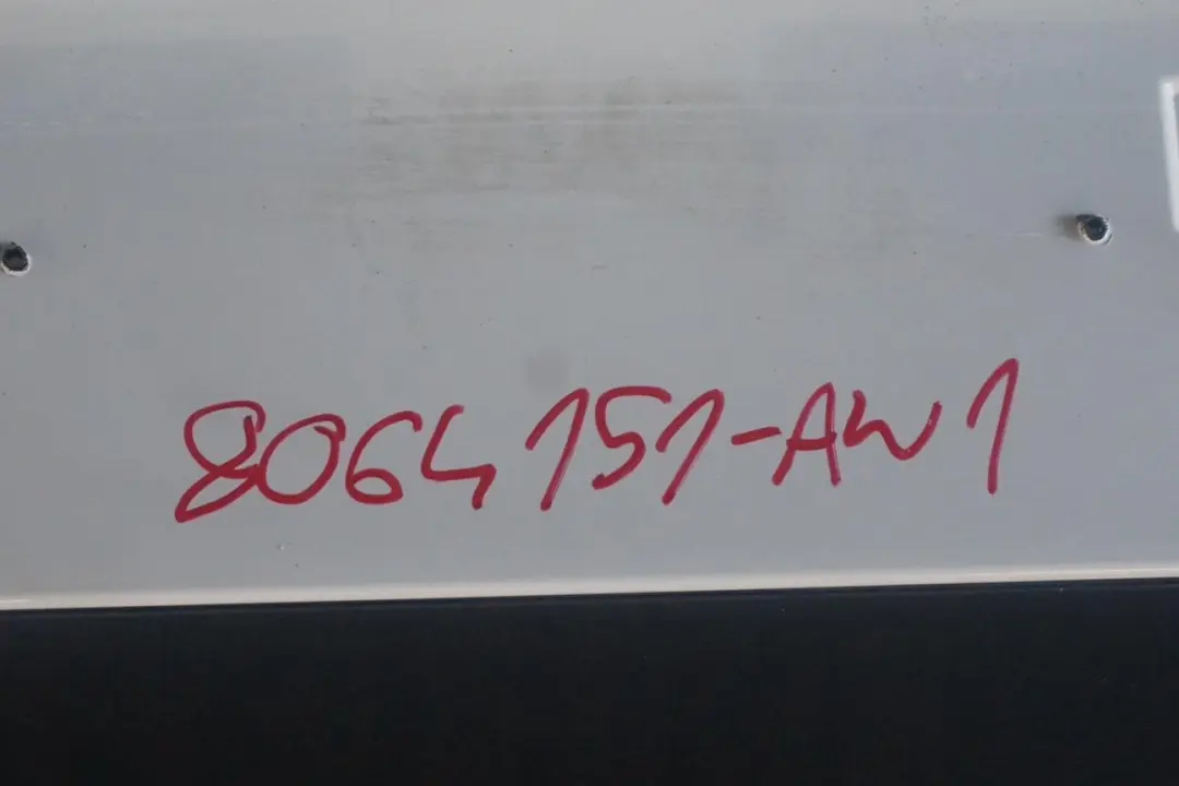 BMW 1 Series F20 F21 LCI 1 M Sport Rear Bumper Trim Panel Alpine White - 300 - SKU 8064151-AW1 - Part number 8064151