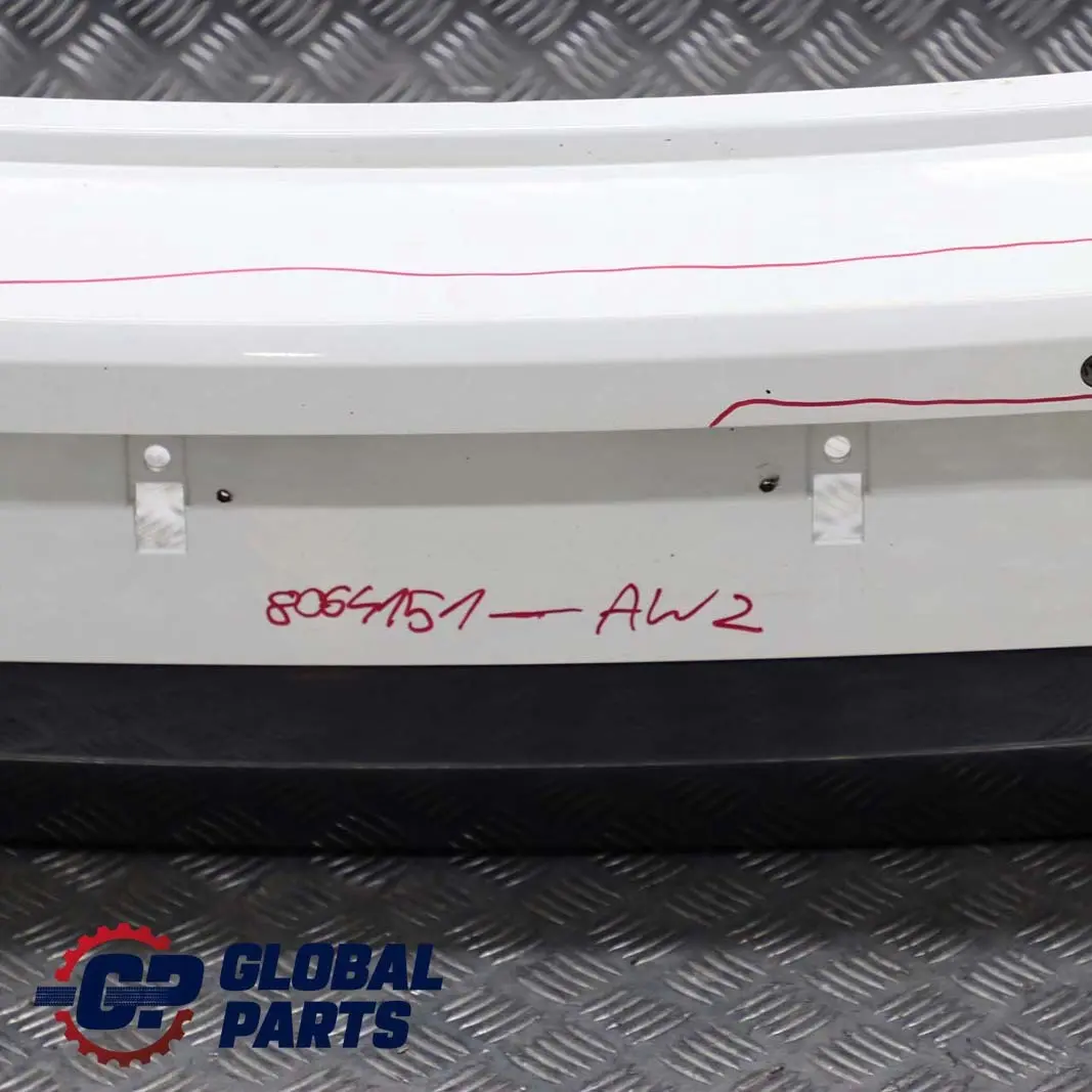Bumper Trim Panel Alpinweiss Alpine White - 300 to BMW 1 F20 F21 LCI M Sport Rear with Part number 8064151 BMW 1 F20 F21 LCI M Sport Rear Bumper Trim Panel Alpinweiss Alpine White - 300 - SKU 8064151-AW2 - Part number 8064151