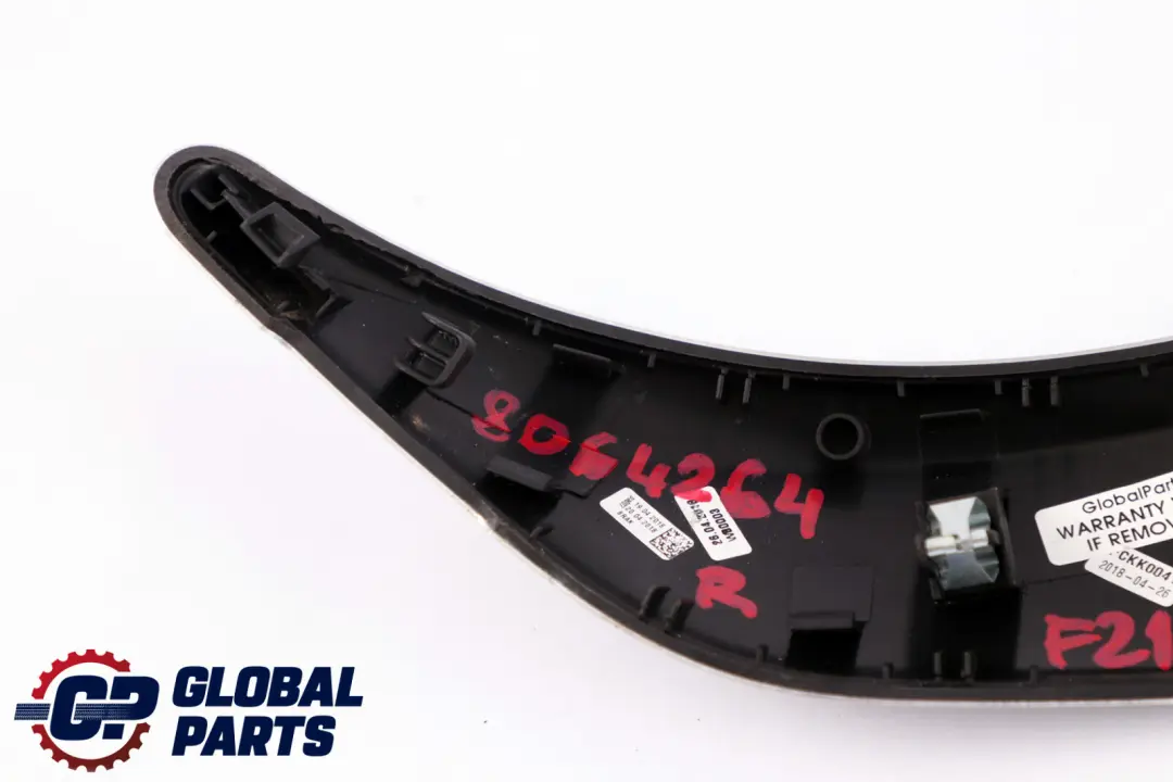 Embellecedor Interior Tapa Tirador Puerta Derecha Aluminio Hexágono para BMW F20 F21 con número de pieza 8064264 BMW F20 F21 Embellecedor Interior Tapa Tirador Puerta Derecha Aluminio Hexágono - SKU 8064264 - Número de pieza 8064264