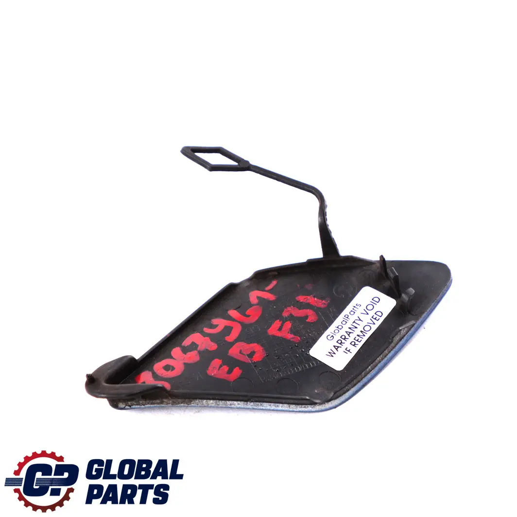 Flap Towing Eye Front Bumper Estorilblau Blue B45 to BMW 3 F30 F31 M Sport with Part number 8067961 BMW 3 F30 F31 M Sport Flap Towing Eye Front Bumper Estorilblau Blue B45 - SKU 8067961-EB - Part number 8067961