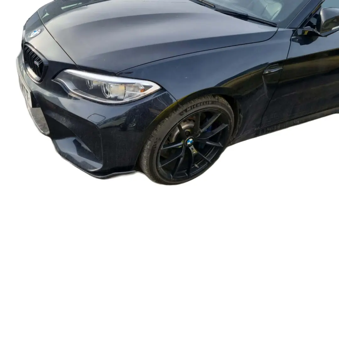 Complete Front End Assembly Bumper Bonnet Hood Wings Radiator Fan to BMW F87 M2 with Part number 8068509 BMW F87 M2 Complete Front End Assembly Bumper Bonnet Hood Wings Radiator Fan - SKU 8068509-BS - Part number 8068509