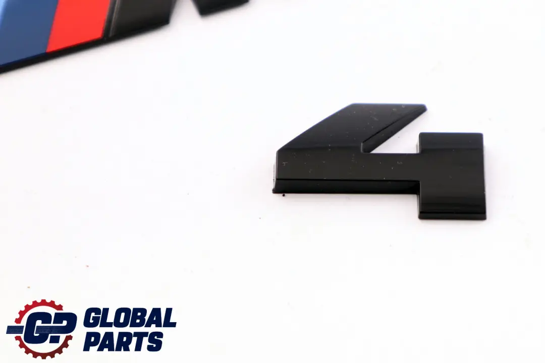 Boot Trunk Lid Adhered Lettering Emblem Logo to BMW 4 Series F82 F83 LCI M4 Rear with Part number 8068579 BMW 4 Series F82 F83 LCI M4 Rear Boot Trunk Lid Adhered Lettering Emblem Logo - SKU 8068579 - Part number 8068579