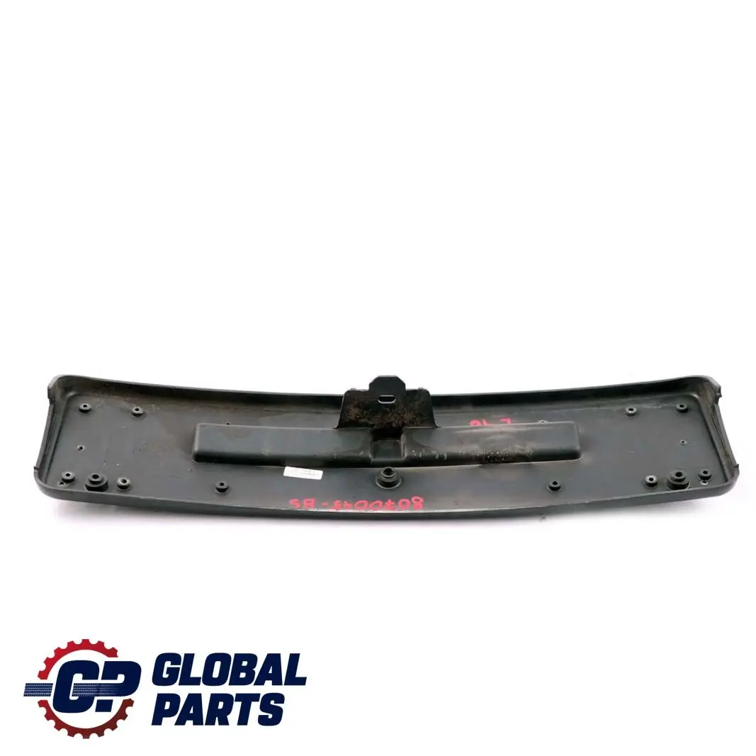 BMW 3 E46 Coupe Cabrio Front Bumper Licence Plate Holder 8204367 Black Sapphire - SKU 8070045-BS - Part number 8244354