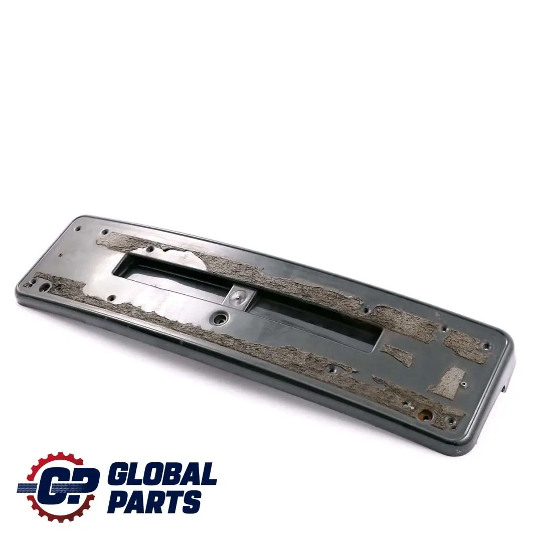 BMW 3 E46 Coupe Cabrio Front Bumper Licence Plate Holder 8204367 Black Sapphire - SKU 8070045-BS - Part number 8244354