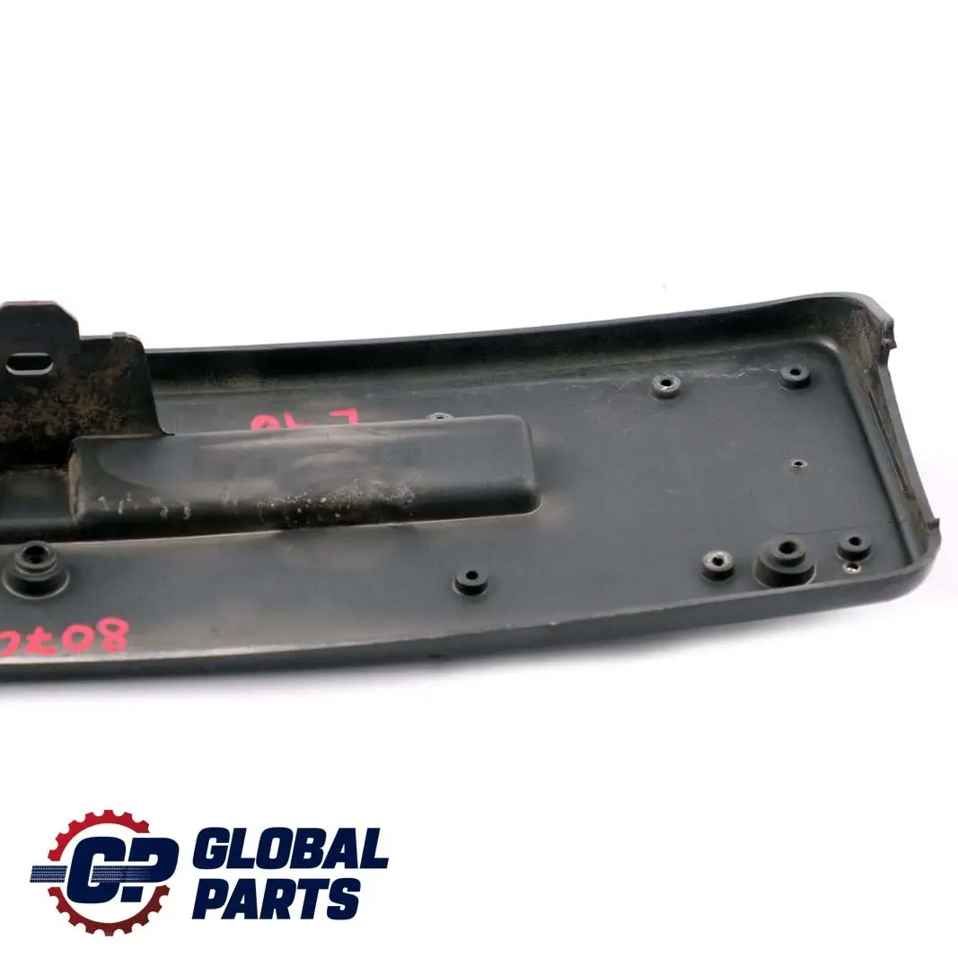 BMW 3 E46 Coupe Cabrio Front Bumper Licence Plate Holder 8204367 Black Sapphire - SKU 8070045-BS - Part number 8244354