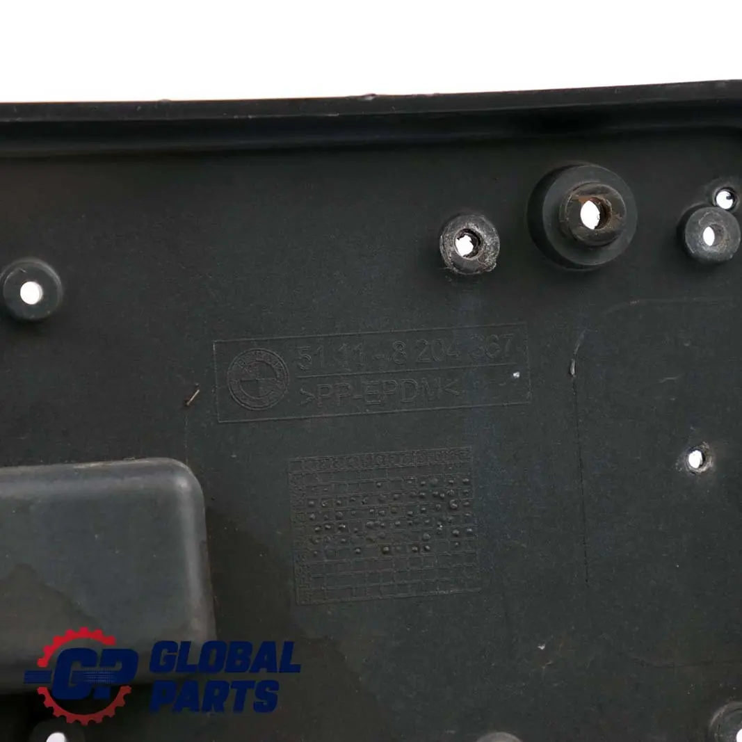 BMW 3 E46 Coupe Cabrio Vorne Stossfänger Kennzeichenhalter Halter Abdeckung - SKU 8070045-BS - Teilenummer 8244354