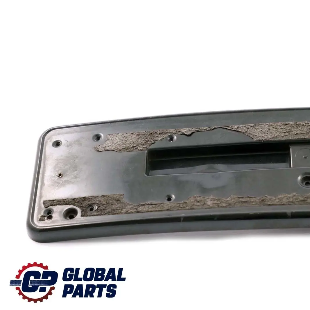 Front Bumper Licence Plate Holder 8204367 Black Sapphire to BMW 3 E46 Coupe Cabrio with Part number 8244354 BMW 3 E46 Coupe Cabrio Front Bumper Licence Plate Holder 8204367 Black Sapphire - SKU 8070045-BS - Part number 8244354