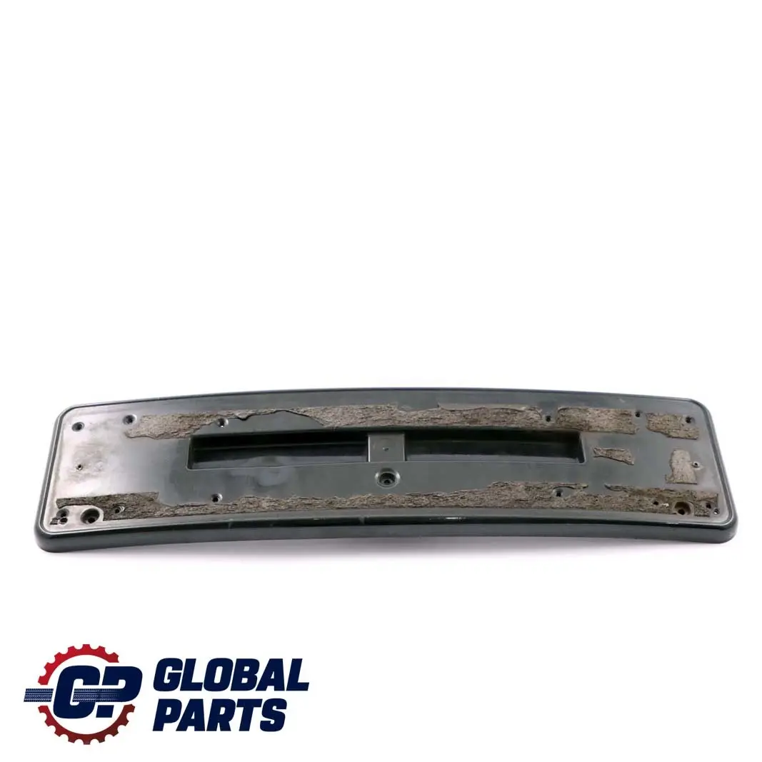 BMW 3 E46 Coupe Cabrio Front Bumper Licence Plate Holder 8204367 Black Sapphire - SKU 8070045-BS - Part number 8244354