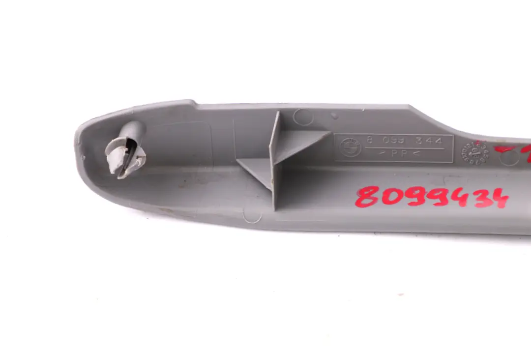 BMW X3 X5 Series E53 E83 LCI Covering Seat Rail Right O/S Grey - SKU 8099344-1 - Part number 8099344