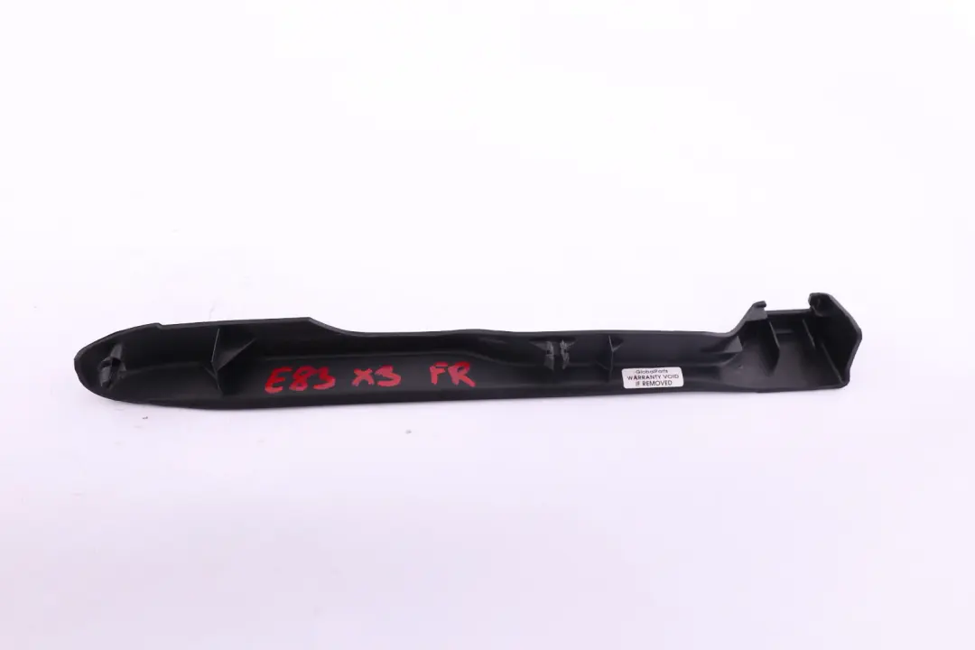 BMW X3 X5 Series E53 E83 LCI Covering Seat Rail Right O/S Black - SKU 8099344 - Part number 8099344