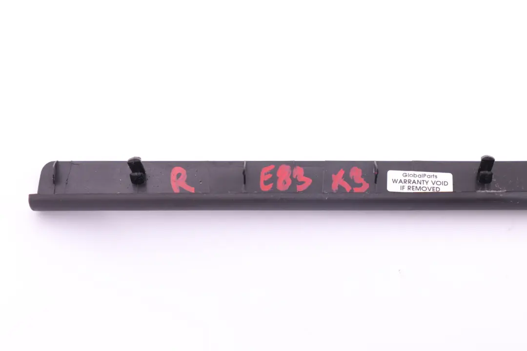 BMW X3 X5 er E53 E83 LCI Blende Sitzschiene rechtsSCHWARZ 8099432 - SKU 8099346 - Teilenummer 8099346