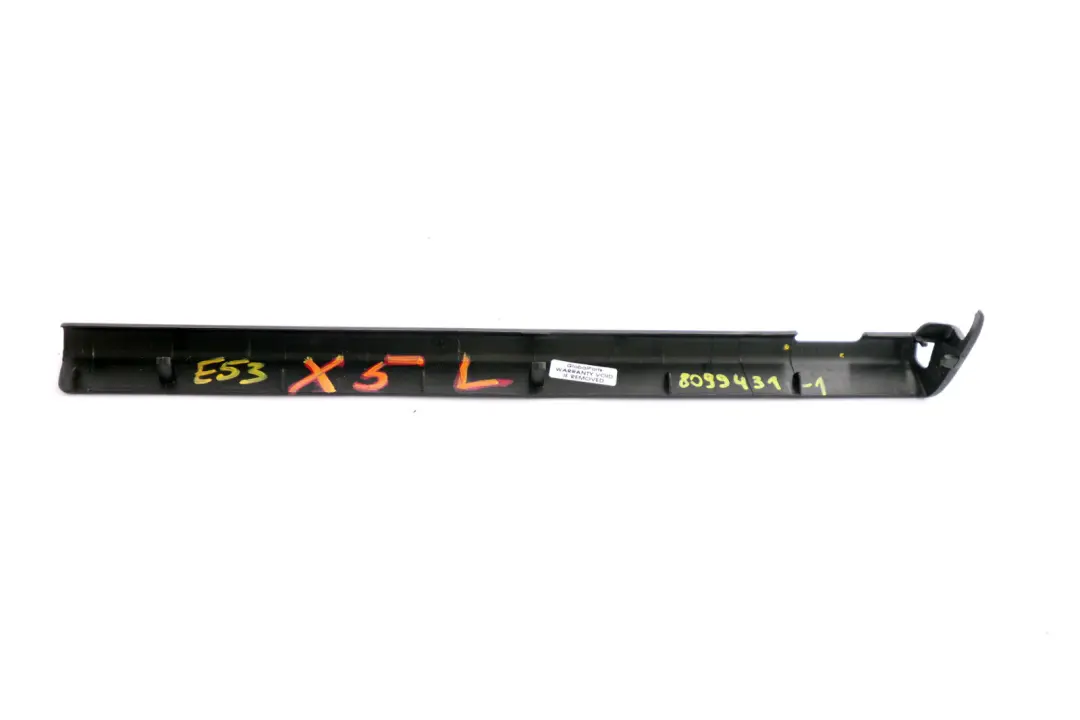  *BMW X3 X5 er E53 E83 Blende Sitzschiene Links Schwarz - SKU 8099431-1 - Teilenummer 8099345