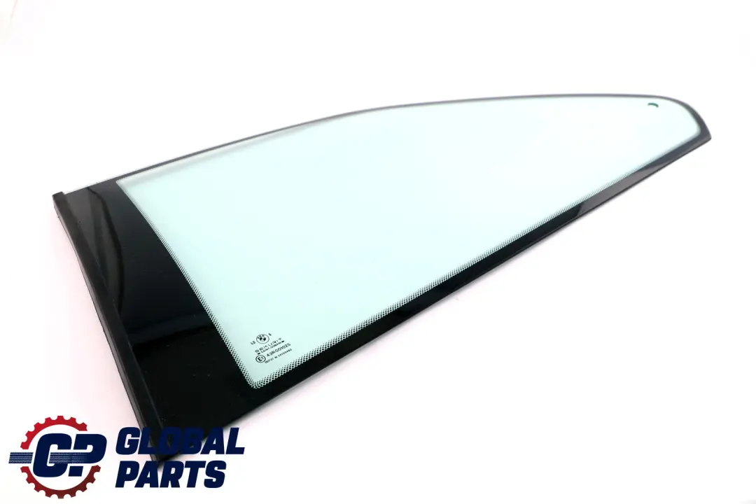Left N/S Side Window Glazing Green AS2 to BMW 3 Series E36 Coupe Rear with Part number 8119077 BMW 3 Series E36 Coupe Rear Left N/S Side Window Glazing Green AS2 - SKU 8119077 - Part number 8119077