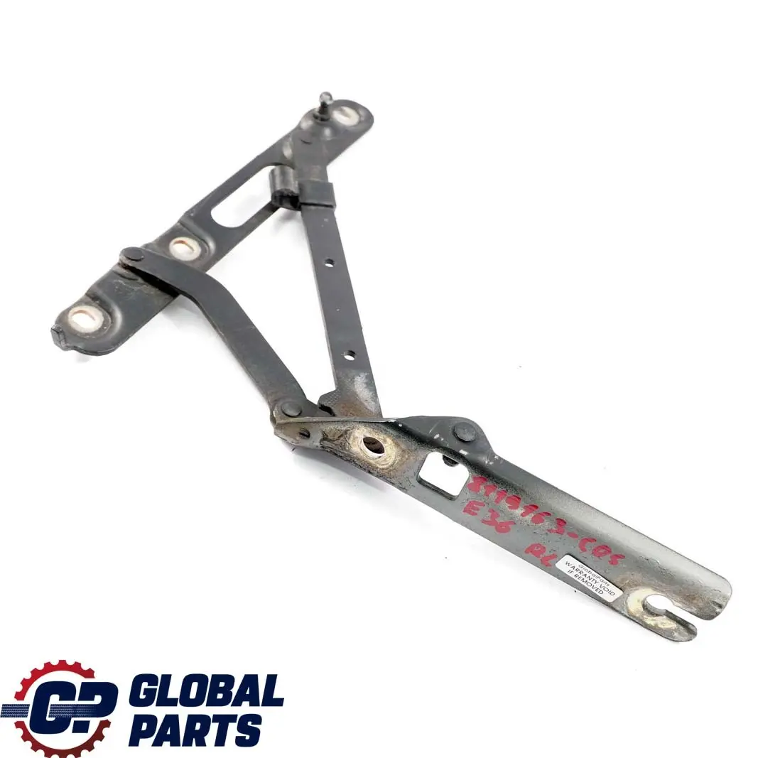 BMW 3 Series E36 Rear Left N/S Trunk Lid Hinge Cosmosschwarz Cosmos Black 303 - SKU 8119163-COS - Part number 8119163