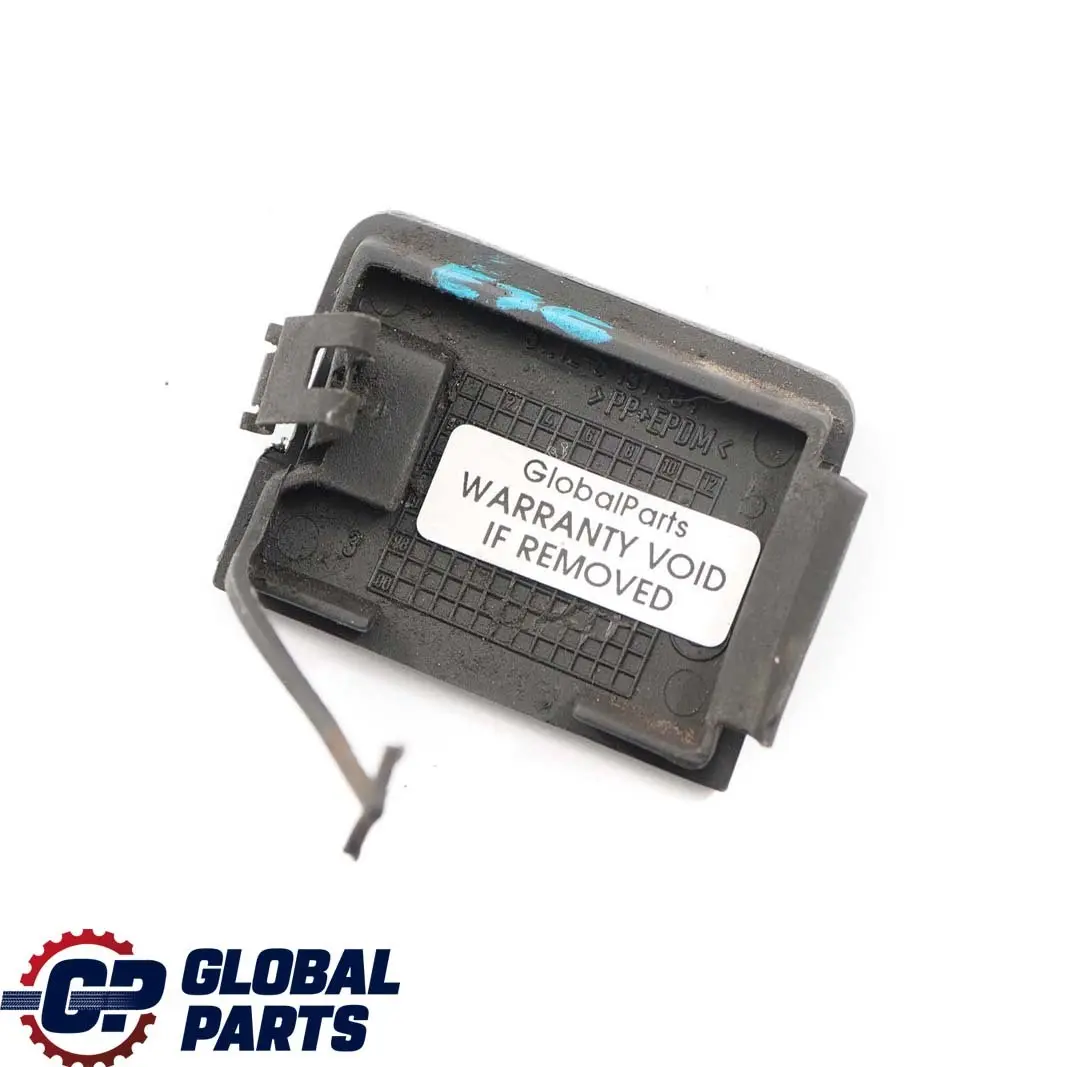 BMW E36 Parachoques trasero Flap Ojo De remolque Montrealblau Montreal Blue 297 - SKU 8119217-MRB - Número de pieza 8119217