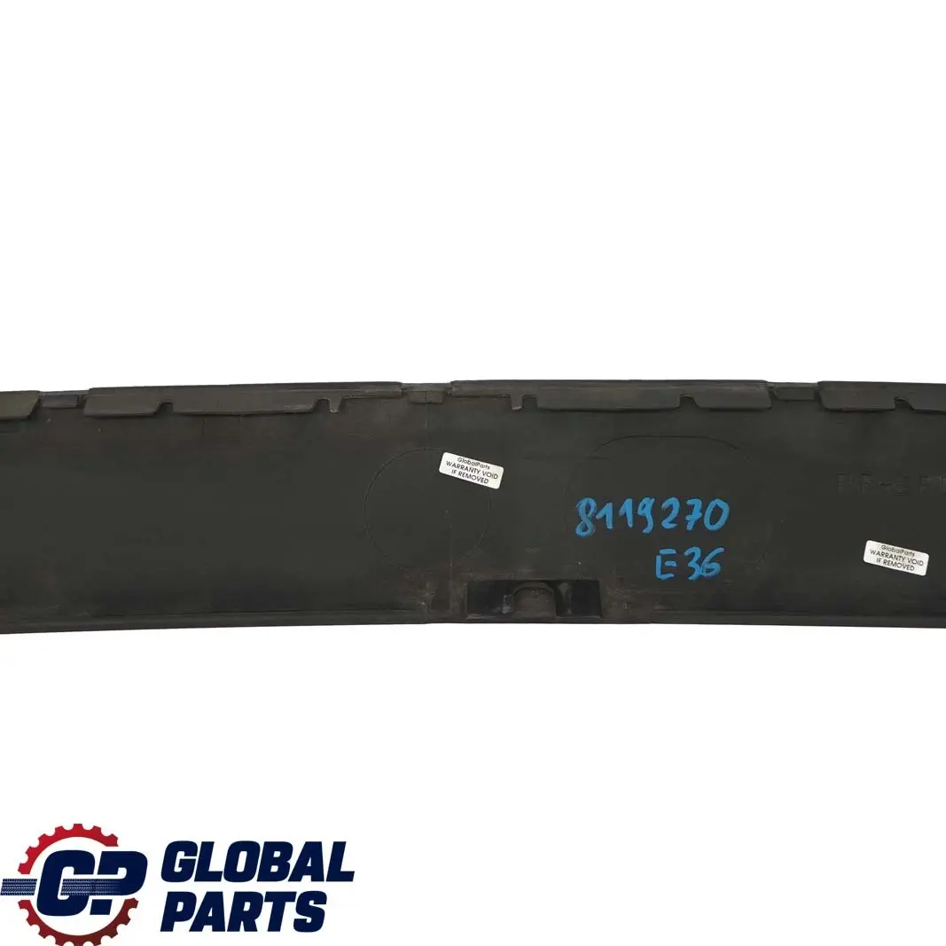 BMW 3 Series E36 Rear Bumper Cover Trim Panel Black 1977384 - SKU 8119270 - Part number 8119270