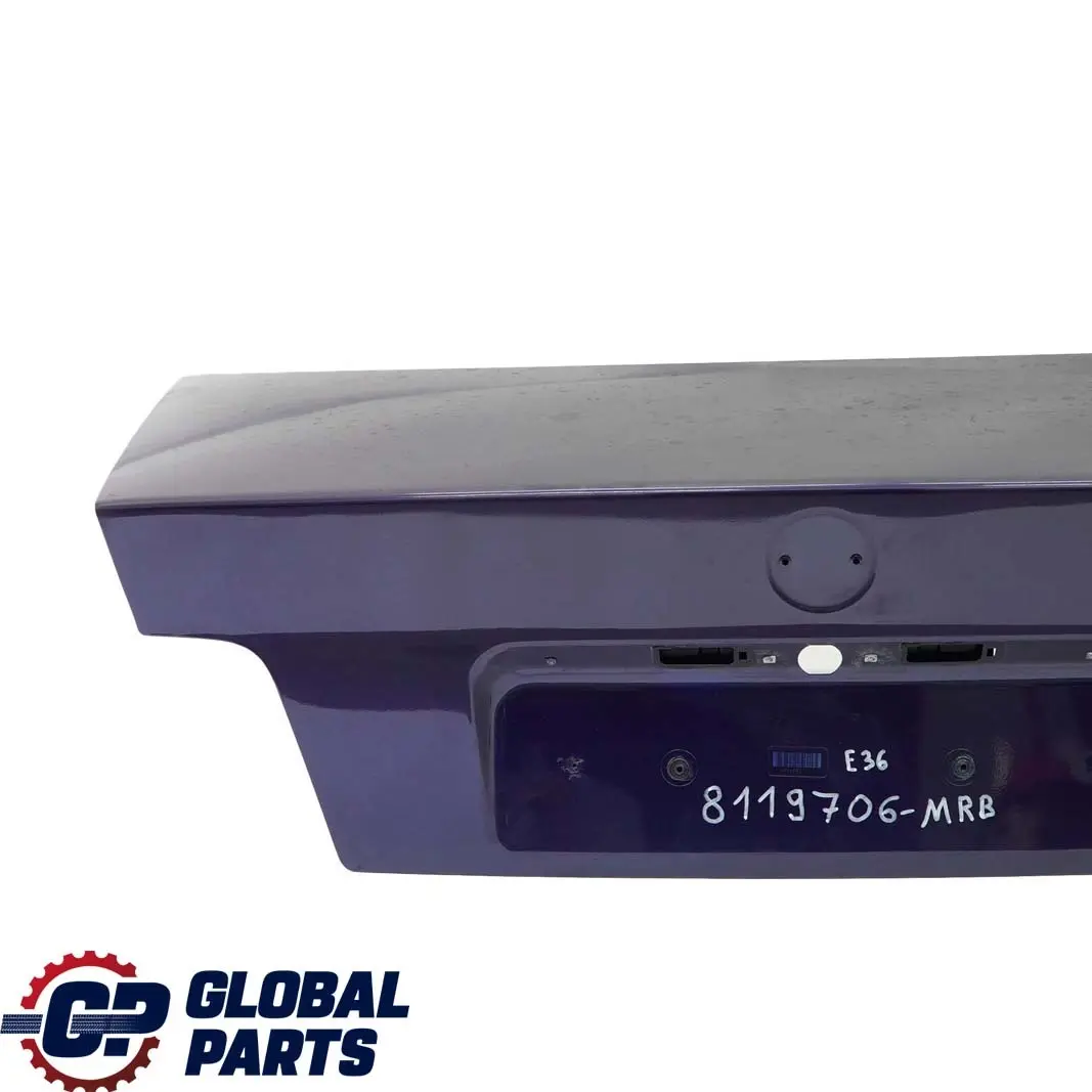 Trunk Boot Lid Tailgate Montrealblau Montreal Blue - 297 to BMW 3 E36 Saloon with Part number 8262029 BMW 3 E36 Saloon Trunk Boot Lid Tailgate Montrealblau Montreal Blue - 297 - SKU 8119706-MRB - Part number 8262029