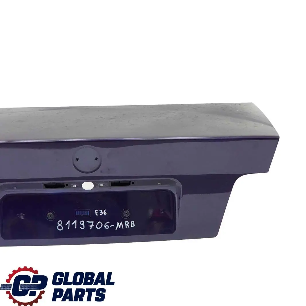 BMW 3 E36 Saloon Trunk Boot Lid Tailgate Montrealblau Montreal Blue - 297 - SKU 8119706-MRB - Part number 8262029