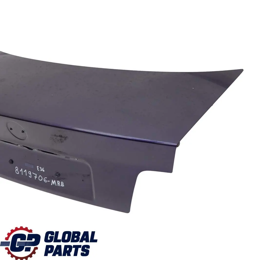 Trunk Boot Lid Tailgate Montrealblau Montreal Blue - 297 to BMW 3 E36 Saloon with Part number 8262029 BMW 3 E36 Saloon Trunk Boot Lid Tailgate Montrealblau Montreal Blue - 297 - SKU 8119706-MRB - Part number 8262029