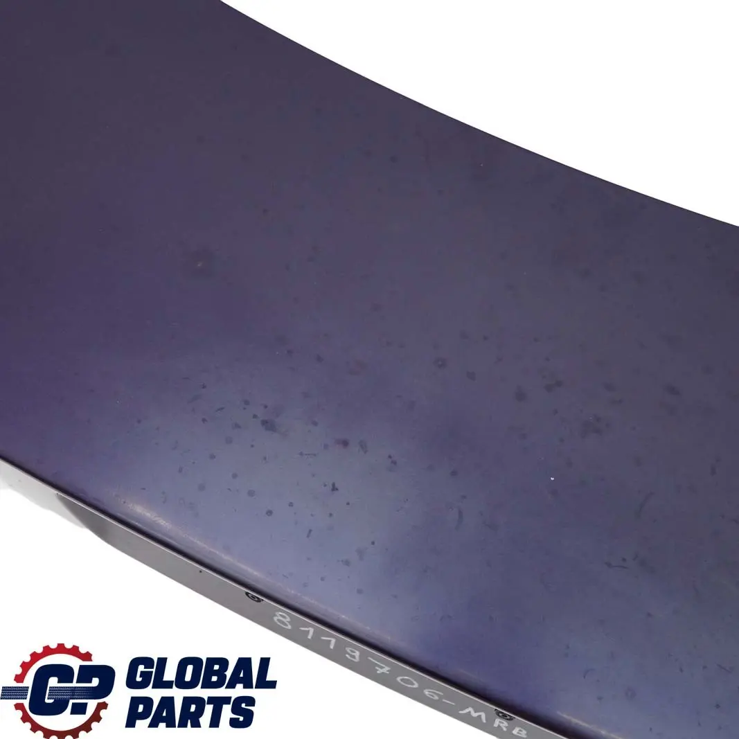 Trunk Boot Lid Tailgate Montrealblau Montreal Blue - 297 to BMW 3 E36 Saloon with Part number 8262029 BMW 3 E36 Saloon Trunk Boot Lid Tailgate Montrealblau Montreal Blue - 297 - SKU 8119706-MRB - Part number 8262029