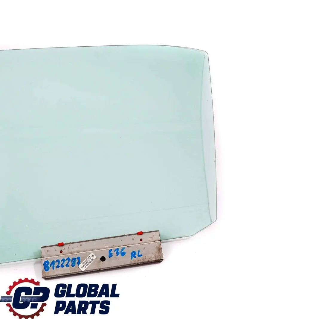 Left N/S Door Green Side Window AS2 to BMW 3 E36 Saloon Touring Rear with Part number 8122287 BMW 3 E36 Saloon Touring Rear Left N/S Door Green Side Window AS2 - SKU 8122287 - Part number 8122287