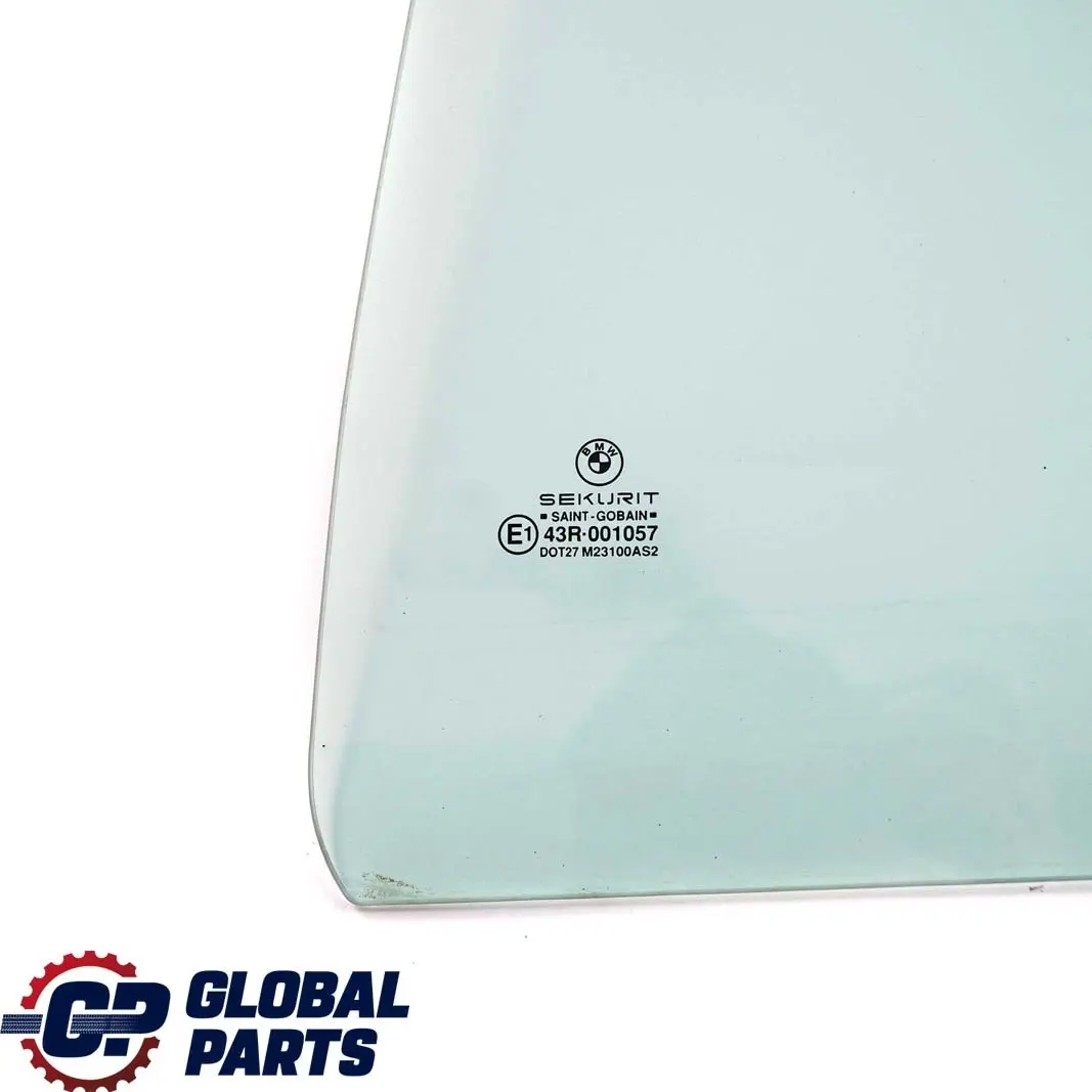 BMW 3 E36 Berlina Touring Puerta Trasera Izquierda Ventana Lateral Verde AS2 - SKU 8122287 - Número de pieza 8122287