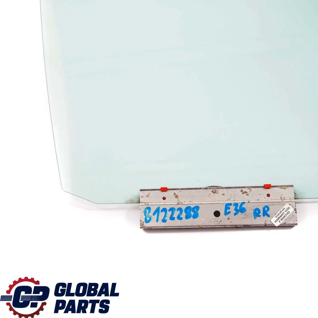 Right O/S Door Green Side Window AS2 to BMW 3 E36 Saloon Touring Rear with Part number 8122288 BMW 3 E36 Saloon Touring Rear Right O/S Door Green Side Window AS2 - SKU 8122288 - Part number 8122288