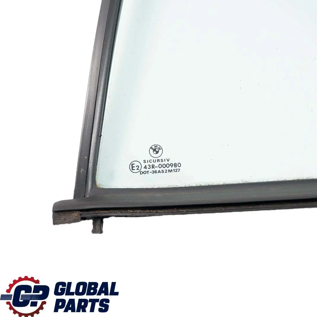 Finestrino Vetro Posteriore Sinistra AS2 per BMW E36 Berlina con numero di parte 8122413 BMW E36 Berlina Finestrino Vetro Posteriore Sinistra AS2 - SKU 8122413 - Numero di parte 8122413