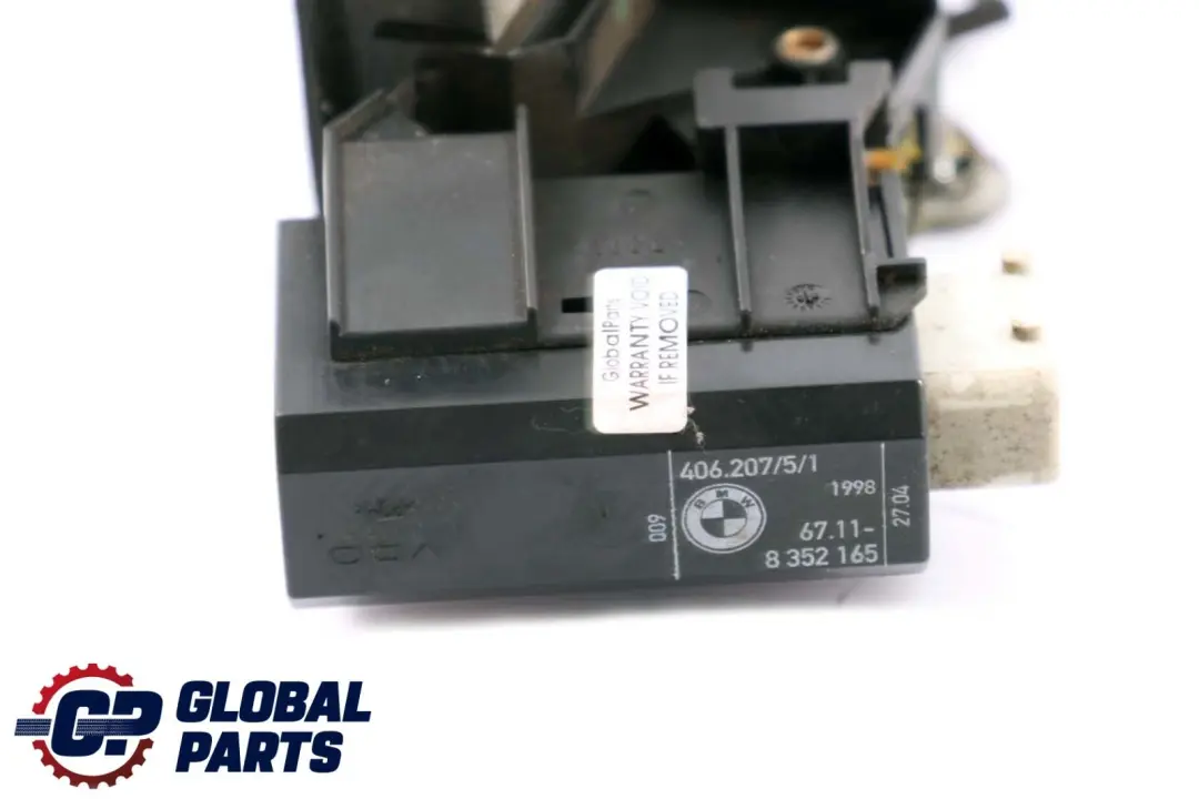 BMW E38 E39 cerradura de la puerta trasera izquierda pestillo completo 8352165 - SKU 8125671 - Número de pieza 8125671