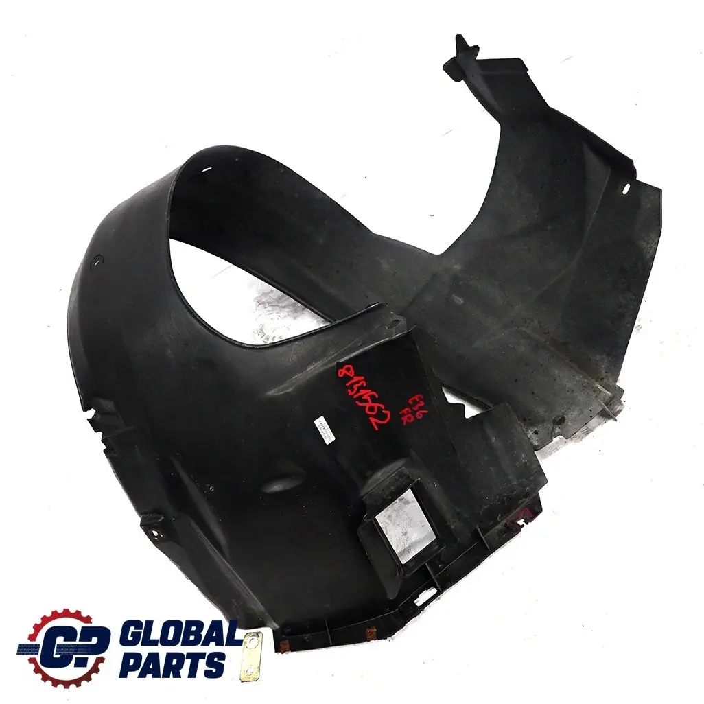 Front Right O/S Wheel Arch Fender Trim Panel to BMW 3 E36 Saloon Touring Compact with Part number 8151562 BMW 3 E36 Saloon Touring Compact Front Right O/S Wheel Arch Fender Trim Panel - SKU 8151562 - Part number 8151562