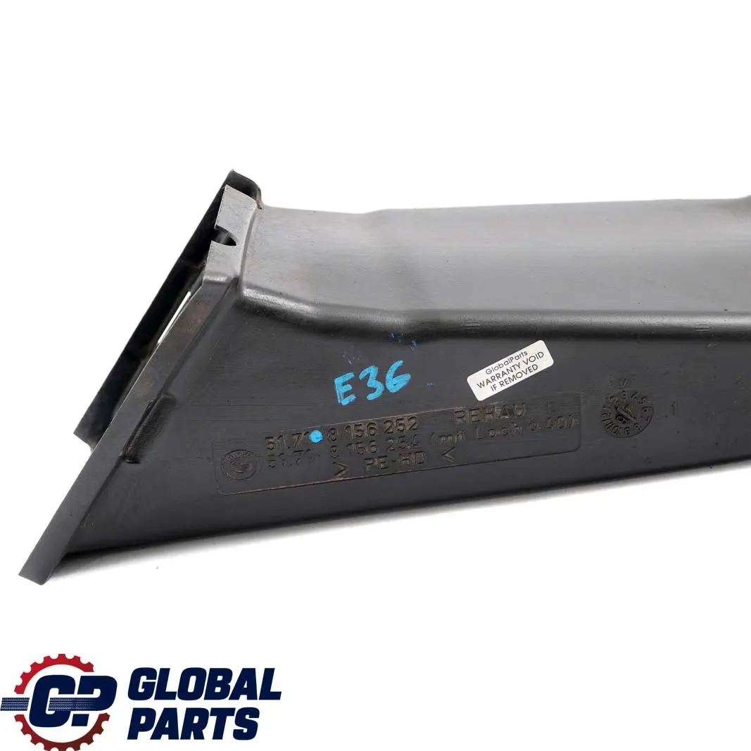 Front Bumper Right O/S Air Baffle Brake Cooling Duct Channel to BMW 3 E36 with Part number 8156252 BMW 3 E36 Front Bumper Right O/S Air Baffle Brake Cooling Duct Channel - SKU 8156252 - Part number 8156252