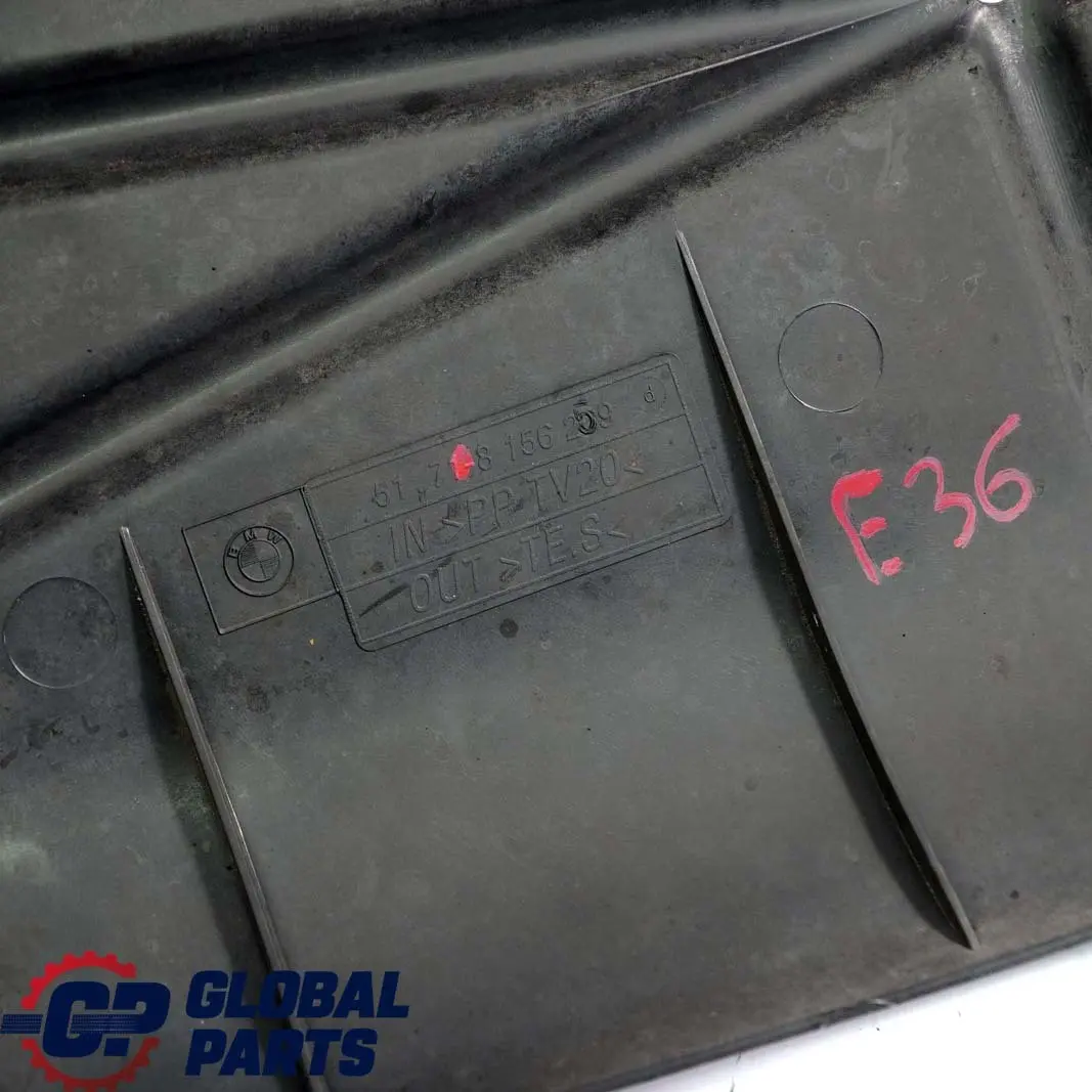 Radiator Lower Air Duct Undercar Shield to BMW 3 Series E36 with Part number 8156259 BMW 3 Series E36 Radiator Lower Air Duct Undercar Shield - SKU 8156259 - Part number 8156259