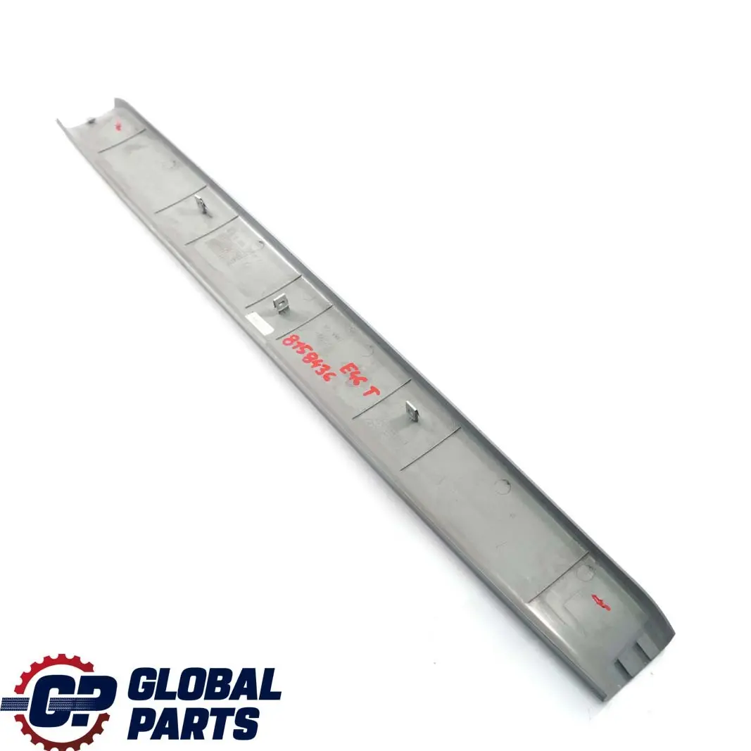 BMW 3 Series E46 Touring Tailgate Upper Cover Trim Panel Trunk Lid Grey - SKU 8158436 - Part number 8158436
