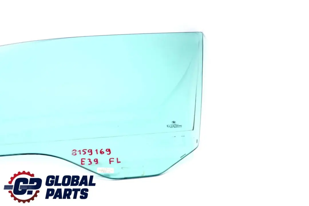 Vitre Latérale De Porte Avant Gauche Verte AS2 pour BMW E39 à propos du numéro de pièce 8159169 BMW E39 Vitre Latérale De Porte Avant Gauche Verte AS2 - SKU 8159169 - Numéro de pièce 8159169