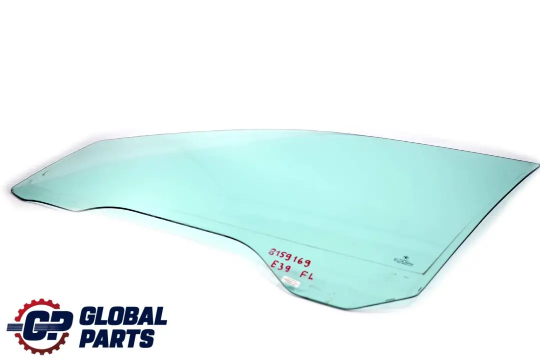 BMW E39 Front Door Side Green Window Glass AS2 Left N/S - SKU 8159169 - Part number 8159169