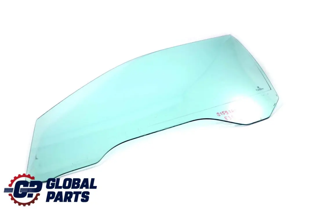 Cristal Ventana Verde Lateral Puerta Delantera AS2 Izquierda para BMW E39 con número de pieza 8159169 BMW E39 Cristal Ventana Verde Lateral Puerta Delantera AS2 Izquierda - SKU 8159169 - Número de pieza 8159169