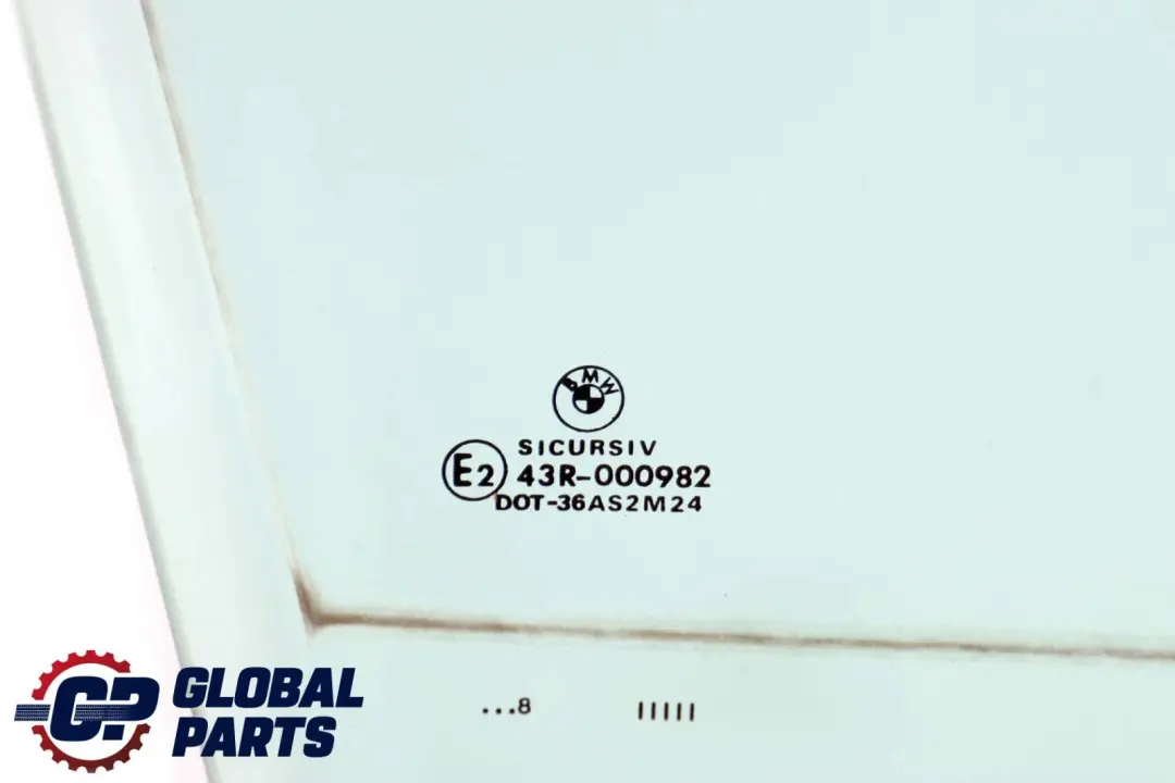 BMW E39 Szyba Drzwi Boczna Prawa Przednia AS2 - SKU 8159170 - Numer Części 8159170