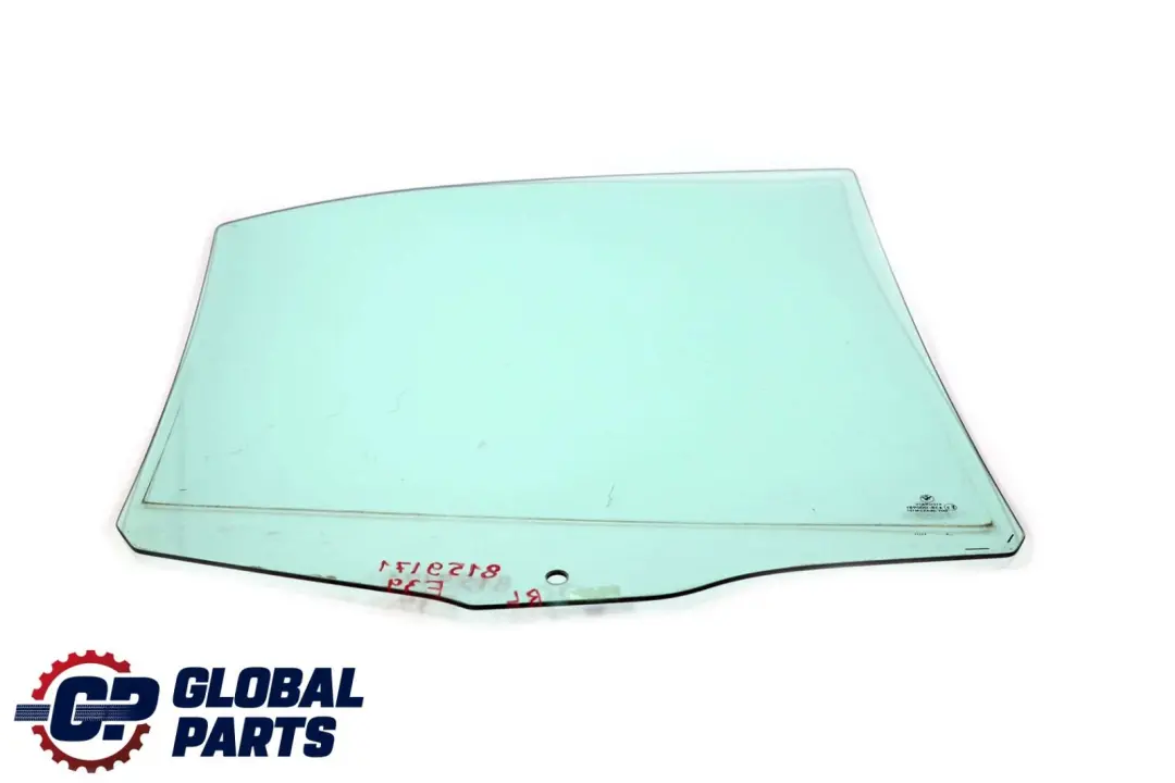 Vitre verte de la porte arrière gauche AS2 pour BMW E39 Saloon à propos du numéro de pièce 8159171 BMW E39 Saloon Vitre verte de la porte arrière gauche AS2 - SKU 8159171 - Numéro de pièce 8159171